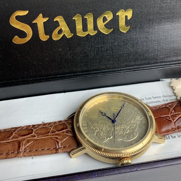 STAUER Morgan Silver Dollar Men's Watch